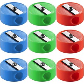 Pencil Sharpeners in Bulk - Pack of 144 Pocket Sized Mini Handheld Pencil Sharpener for Kids, Plastic and Colorful for Party Favors, Goodie Bags, Classroom Prizes and School Supplies by Bedwina