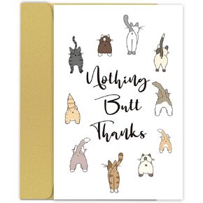 Cute Thank You Card, Funny Thank You Card for Her Him, Appreciation Card for Teacher Friend, A Little Card to Say A Big Thank You