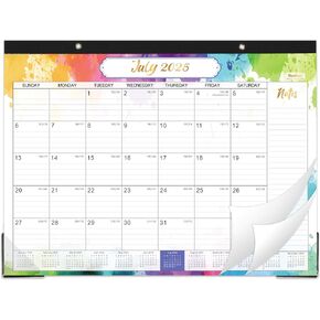 2024 Desk Calendar - 2024 Calendar from January 2024 - December 2024,12 Months Monthly Desk Calendar, 17" x 12", Desk Pad, Large Ruled Blocks, To-do List & Notes, Best Desk Calendar for Organizing