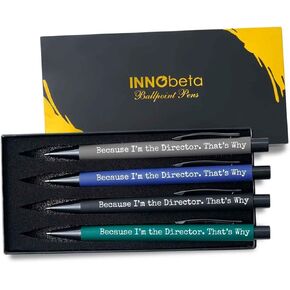 هدايا مخرج Innobeta للرجال ، مجموعة قلم الحبر من 4 ، مثالية لعيد الميلاد وعيد الميلاد