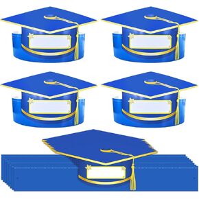 24 PCS Kids Preschool Creguation Caps Class of 2025 قابلة للتخرج من رياض الأطفال القابلة للتعديل قبعات ما قبل الروضة.