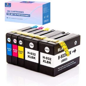 932XL 933XL خراطيش حبر البديل لـ HP 932XL 933XL 932 XL 933 XL حبر حزمة الحزمة الحزمة مع HP OfficeJet 6600 6700 7610 7612 6100 7110 7510 PRINTER