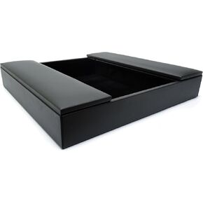 Dacasso Gray Enhanced Leatherette Conference Room Organizer