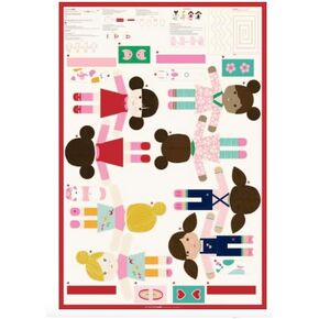 Cut Sew Create Best Friends Doll Making 20943 11P Moda Precuts