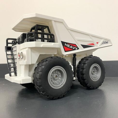 Remote Control Dump Truck, 2.4Ghz 11 Channel Construction Vehicle Toy with Lights Music, Electric Truck Toys for Kids Birthday Gift Ages 3+ in Saudi Arabia