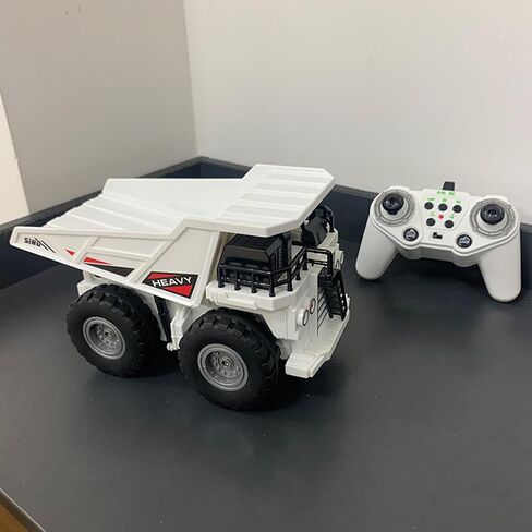 Remote Control Dump Truck, 2.4Ghz 11 Channel Construction Vehicle Toy with Lights Music, Electric Truck Toys for Kids Birthday Gift Ages 3+ in Saudi Arabia