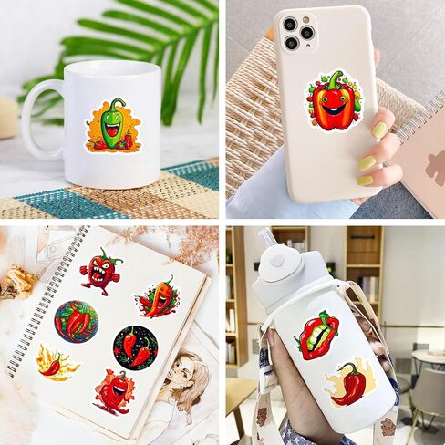 50pcs ملصقات بطاطس مضحكة للأطفال ، والمراهقين ، وملصقات ميمات فينيل ميم اللطيفة لزجاجات المياه ، والكمبيوتر المحمول ، والهاتف ، والأمتعة ، وملصقات الخضار العصرية بالجملة ، وإمدادات الحفلات (الصفراء) in Kuwait