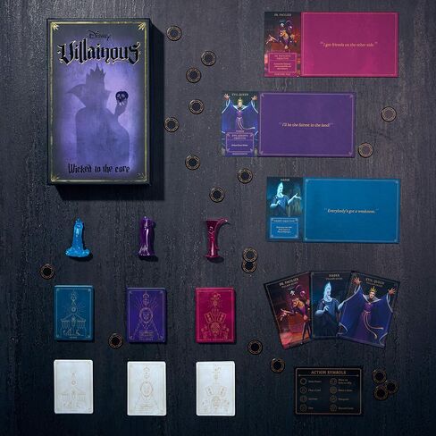 يمكن لعب Ravensburger Disney Villainous Wicked to the Core - لعبة الإستراتيجية للأطفال والكبار الذين تتراوح أعمارهم بين 10 سنوات - كقائمة مستقلة أو توسع in Saudi Arabia