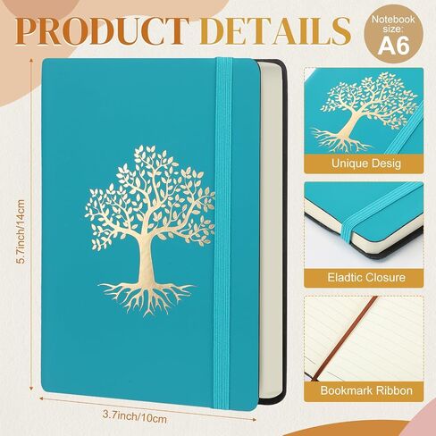 12 Pack Lined Journal Small Pocket A6 Leather Notebooks for Writing Hardcover Notepad for Women Men Business Work College Ruled Notebooks 5.7 x 3.7 Inch(Retro Color) in Saudi Arabia