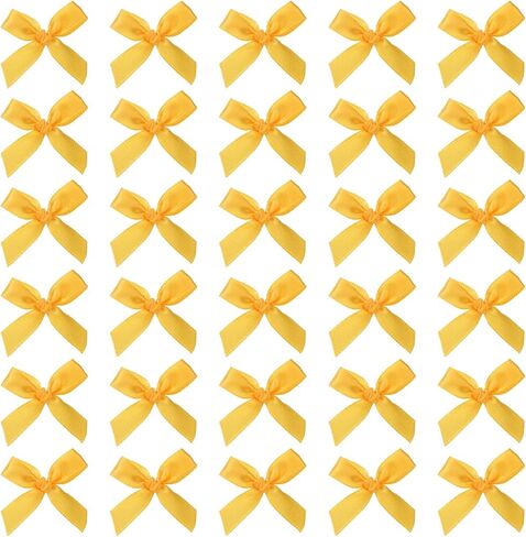UXCELL 200PCS MINI RIBBON BOWS 2 بوصة صغيرة صغيرة من الشريط متعدد الألوان صغير للحرف اليدوية DIY ، والخياطة ، وملحقات الشعر ، وزخرفة صندوق الهدايا ، الزفاف ، زخرفة حفلة عيد الميلاد in Saudi Arabia