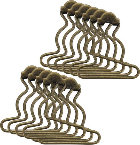 Lusofie 12pcs Semarender Buckles Dungaree الإجمالي أبازيم Matal الاستبدال المشابك الشاملة المقاطع الشاملة in Kuwait