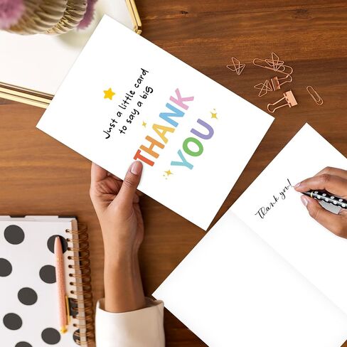 Cute Thank You Card, Funny Thank You Card for Her Him, Appreciation Card for Teacher Friend, A Little Card to Say A Big Thank You in Kuwait