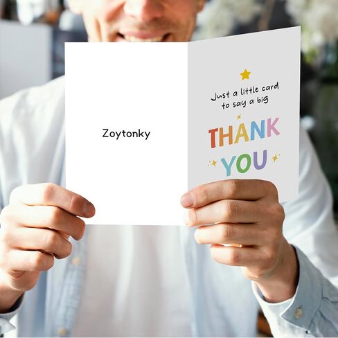 Cute Thank You Card, Funny Thank You Card for Her Him, Appreciation Card for Teacher Friend, A Little Card to Say A Big Thank You in Kuwait