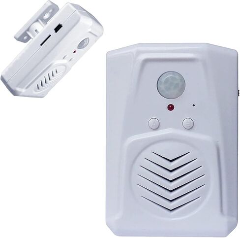 مكبر صوت مشغل الصوت المنشط بمستشعر حركة PIR مع كابل USB، قم بتنزيل ملفات الصوت MP3 الخاصة بك لتشغيل الكلام أو الموسيقى أو المؤثرات الصوتية (أسود) in Kuwait
