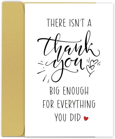 Cute Thank You Card, Funny Thank You Card for Her Him, Appreciation Card for Teacher Friend, A Little Card to Say A Big Thank You in Kuwait