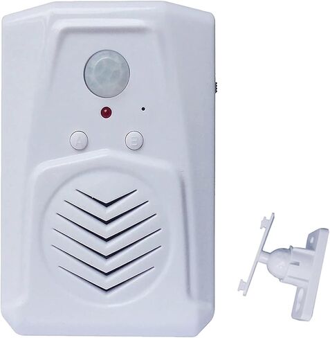 مكبر صوت مشغل الصوت المنشط بمستشعر حركة PIR مع كابل USB، قم بتنزيل ملفات الصوت MP3 الخاصة بك لتشغيل الكلام أو الموسيقى أو المؤثرات الصوتية (أسود) in Kuwait