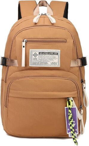 College Backpack for Women Men Laptop Backpack Fits 15.6Inch Notebook (Red) in Saudi Arabia