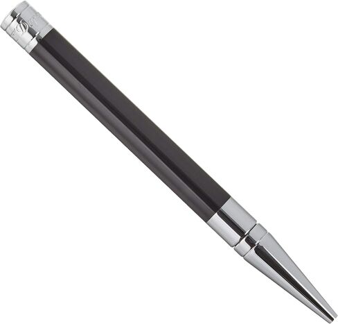 S.T. Dupont 265200 D Initial Ballpoint Pen, Black and Chrome (Genuine Import) in Saudi Arabia