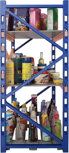 Mini Display Shelves for Mini Brands - 3-Tier Miniature Display Rack Mini Mart Accessories, Mini Collectibles Shelves Decoration for 5 Surprise Mini Brands (No Mini Collectibles Included) in Saudi Arabia