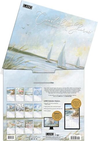 LANG Coastal Shores 2025 Wall Calendar (25991002023) in Saudi Arabia