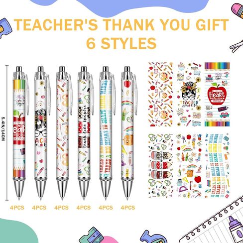 250th Anniversary Patriotic Merchandise - 24 Pcs 250 Year USA Birthday Gifts Ballpoint Pens Bulk Black Ink Smooth Writing America 4th of July Home School Office Decorations Items Ornaments in Kuwait