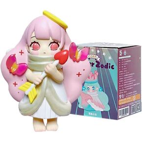 Cora Princess Flower Zodic Series Box Toys Blind Box Cute Trojectible Action Model Girl Surprise Random Blind Facs Decoration Descorting (1 Pack)