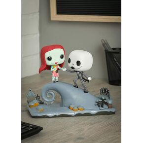 لحظة فيلم Funko Pop: Nightmare قبل عيد الميلاد - Jack و Sally on the Hill Tollible Forme ، متعدد الألوان