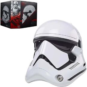 Star Wars the Black Series First Order Stormtrooper Premium Helmet ، آخر لعبة Jedi Roleplay القابلة للتحصيل ، متعددة الألوان ، قياسية ، F0012