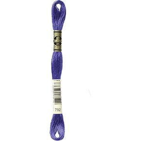 DMC 6 strand التطريز القطن 8.7yd-dark الذرة الأزرق