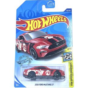 Hot Wheels - 2018 Ford Mustang GT - HW Speed Graphics 2/10 [red] - #92/250