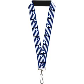 حبل مشبك Lanyard-1.0 "-أعلام Greece