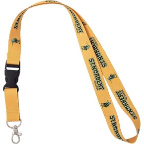 Desert Cactus St. Norbert College Lanyard SNC Green Knights Car Keys ID Badge Holder Keychain Detachable Breakaway Snap Buckle (Yellow)