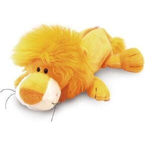 NICI Figure Pouch sunny lion Pencil Case, 3D Plush Pencil Pouch Soft Animal Stationery Cartoon Storage Pen Bag, yellow, 3091018