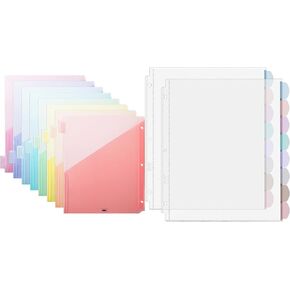 موظفات السيد Pen- Binder مع جيوب وعلامات علامات التبويب وحماة الصفائح الواضحة