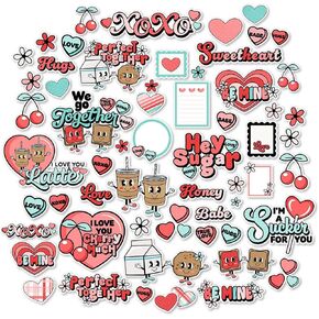 قطع الورق يموت - يا سكر - ليوم عيد الحب أنا أحبك رسائل المشاركة xoxo كيوبيد سحق حلوى القلوب حبيبتي
