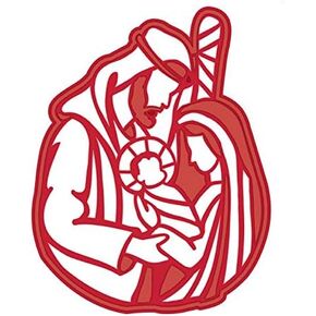Holy Family Nativity Cutting Dies,DIY Scrapbooking Artist Metal Cutting Dies Stencils Scrapbooking Paper Craft Die Cut Embossing Card Make Stencil Holiday Christmas Die
