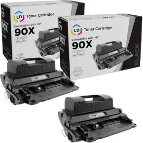 LD Products Compatible Toner Cartridge Replacement for HP 90X High Yield (Black, 2-Pack) for use in HP Laserjet Enterprise 600 M602dn, 600 M602n, 600 M602x, 600 M603dn