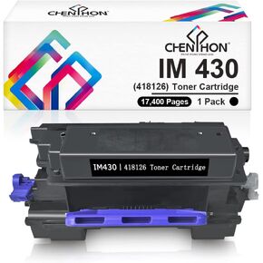 RICOH IM430 P 502 استبدال خرطوشة الحبر لـ RICOH 418126 SAVIN و LANIER IM 430F 430SF P 502 طابعة الحبر (السعة السوداء عالية السعة 17،400 صفحة ، حزمة واحدة)