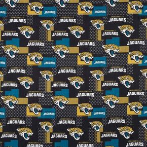 Jaguars مربعات القطن - 1 ياردة