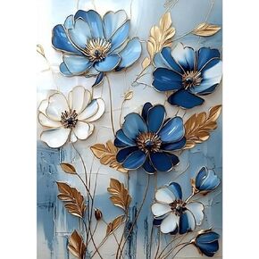 Airdea Diamond Art Paints Kits للبالغين ، ونقاط الماس للبالغين للمبتدئين ، 12x16 بوصة DIY GEM ART KITS البالغين ، Gesang Flower Diamond Crafts للبالغين ديكور الجدار المنزلي للبالغين