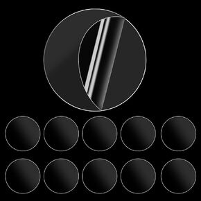 10Pcs Double Sided Sticky Pads for Mounting, 2 Inch Removable Washable Nano Tape, Sticky Tack Double Sided Tape for Walls Hanging, Picture Hanging Home Office Classroom