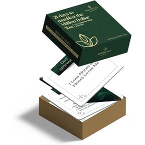 Money Affirmation and Manifestation Card Deck for Money Abundance, 21 days of affirmations and action cards to help you Manifest your abundant version. Your Personal Coach in a box.