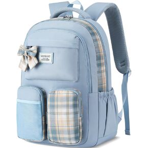 Girls Backpack, Women Laptop Backpacks 15.6in for College Students Elementary Middle High School Bag Teens Cute Kids Bookbags Back Pack, Blue