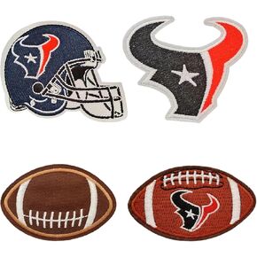 4pcs شعار فريق Rucby المفضل لدى Fans ، شعار Rugby وشعار الخوذة على Sew on on-end patch patch patch patch for stable backpacks josts and cloths