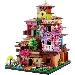7080pcs Architecture Cherry Blossom Villa Tree House Micro Mini Bricks Build Builds مجموعة ، أفكار نماذج إبداعية قابلة للتحصيل تقدم للمراهقين البالغين والفتيات