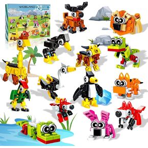 Building Toys Sets, Home Toys Décor Products, 20 Pack 30 Kinds Building Toys Figures