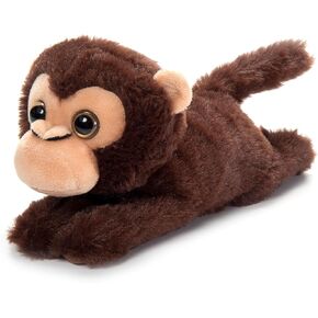 The Petting Zoo Monkey محشو بالحيوان سوار صفعة ، هدايا للأطفال ، حيوانات الحياة البرية Slapstix ، لعبة قرد أفخم ، 10 بوصات