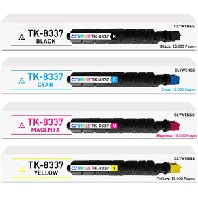متوافق مع TK83337 استبدال خرطوشة الحبر لـ KYOCERA TK-8337 TK-8337K TK-8337C TK-8337M TK-8337Y لـ Taskalfa 3252CI 3253CI CS3252CI CS3253CI PRINTER