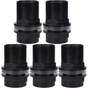 Aquarium Tubing Connectors, 5PCS Fish Tank Connectors Aquarium Straight Tube Aquarium Pipe Connector Fish Tank Accessories for Aquarium Fish Tank (20mm)