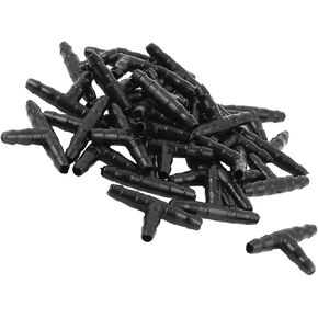 T Shape 3 Ways Adapter Airline Air Tubing Connectors 30pcs for Aquarium Auto Accessories